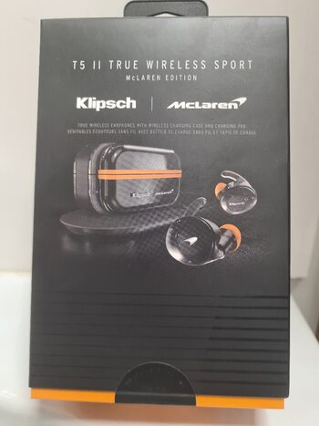 Belaidės ausinės Klipsch T5 II True Wireless Sport McLAREN EDITION