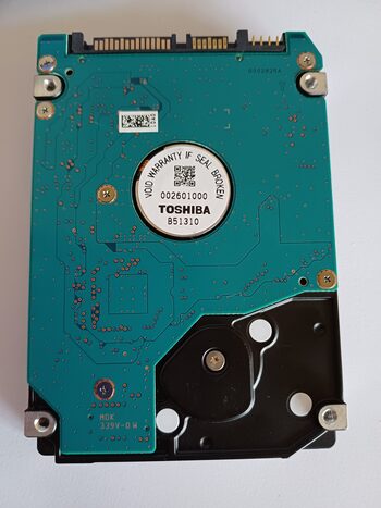 Toshiba 1TB HDD - 2.5", 5400 RPM, SATA