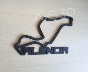 CIRCUITO VALENCIA decorativo de pared para tu zona gamer de Formula 1 F1 Moto GP