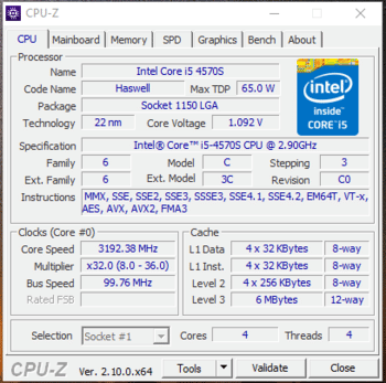 Buy Intel Core i5-4570S 2.9 GHz LGA1150 Quad-Core OEM/Tray CPU