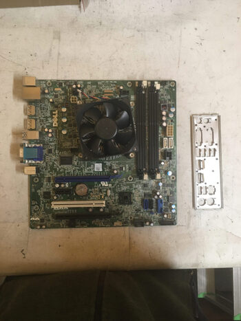 B85 motininė plokste + cpu i3 4xxx + cooler nuo Dell 7020 kompituerio motherboard Pagrindine plokste