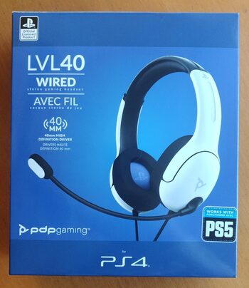 PDP gaming LVL40 Blanco - Wired Stereo gaming headset