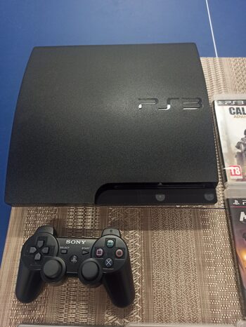 PlayStation 3 Slim, Black, 320GB