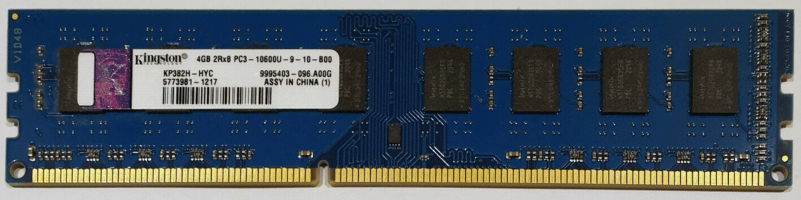 RAM 8GB (2x4GB) DDR3 Kingston y Micron