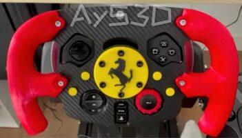 MOD F1 Formula 1 FERRARI para Volante Logitech G29 y G923 de PS PlayStation y PC