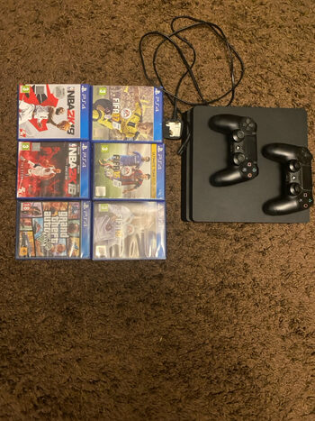 PS4+žaidimai+2pultai 