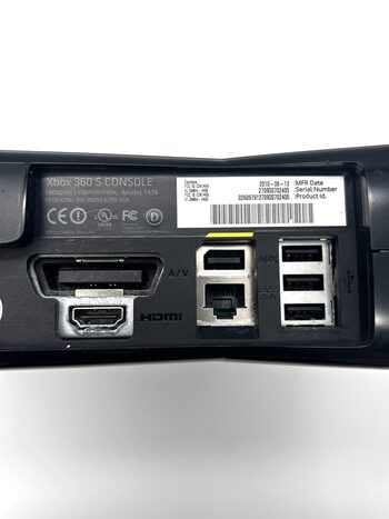 Xbox 360 S Slim (NO HDD) Žaidimų Konsolės Juodas Rinkinys