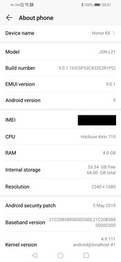 Honor 8X 64GB Black