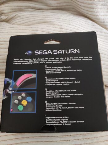 Buy Mando Sega Saturn retrobit USB 8 botones