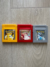 PACK POKEMON AMARILLO, ROJO Y PLATA