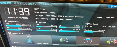 AMD FX-8300 3.3 GHz AM3+ 8-Core CPU