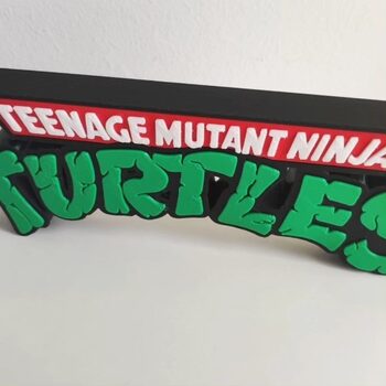 Letrero Tortugas Ninja