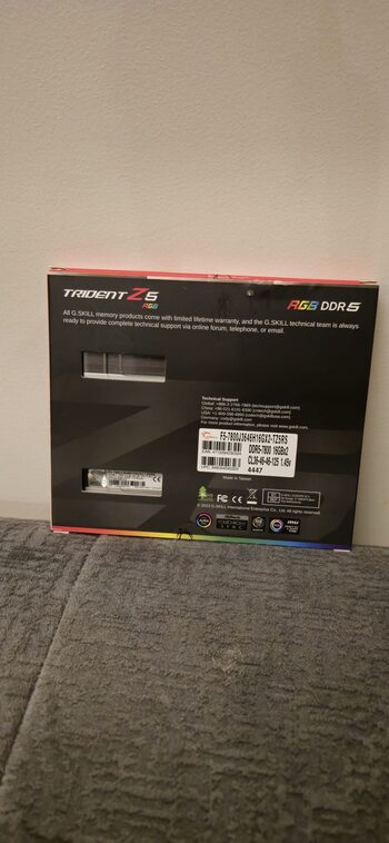 G.SKILL Trident Z5 RGB DDR5 32GB 2x16GB 7800MHz CL36