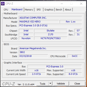 Asus MAXIMUS VIII HERO Intel Z170 ATX DDR4 LGA1151 3 x PCI-E x16 Slots Motherboard