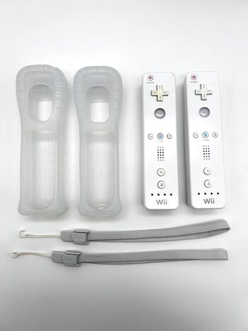 Nintendo Wii RVL-001 Žaidimų Konsolės Pilnas Baltas Rinkinys