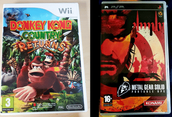 Metal Gear Solid: Portable OPS (PSP) + Donkey Kong Country Returns (Wii)