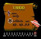 Get Taboo: The Sixth Sense NES