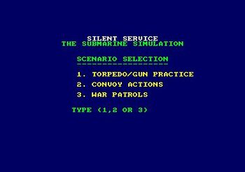 Silent Service (1985) NES for sale