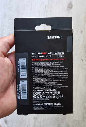 Samsung 960 Pro 2 TB NVME Storage