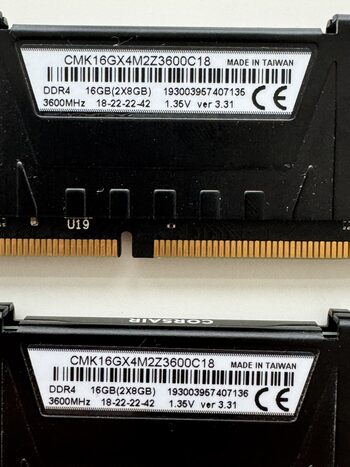 Corsair Vengeance LPX 16 GB (2 x 8 GB) DDR4-3600 Black / Yellow PC RAM for sale