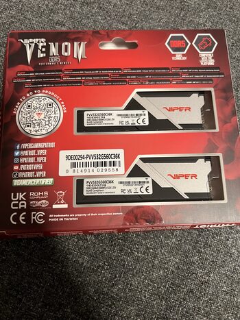 PATRIOT Viper Venom 32GB (2 x 16GB) GB, DDR5, 5600 MHz