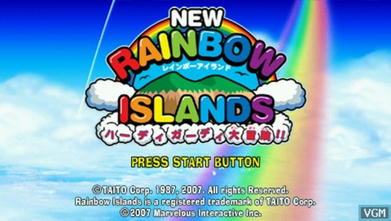 Rainbow Islands Evolution PSP