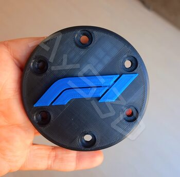 TAPA CENTRAL LOGO F1 Color a elegir para Volante Logitech G29 G923 G920 y G27 