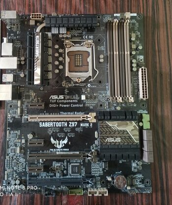 Asus SABERTOOTH Z97 MARK2 Intel Z97 ATX DDR3 LGA1150 3 x PCI-E x16 Slots Motherboard