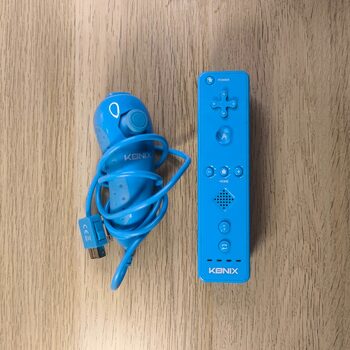 Mando Wii / Wii U Konix Azul + Nunchuk