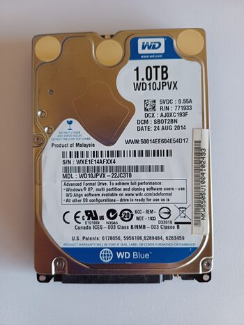 Western Digital WD Blue 1 TB HDD Storage