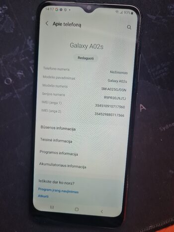 Samsung Galaxy A02s 32GB Black