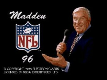 Madden NFL '96 SEGA Mega Drive