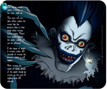 Alfombrilla para ratón Death Note Ryuk