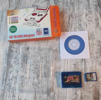 Game Boy Advance SP + SD cartridge Super Card