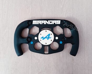 MOD F1 Fórmula 1 PERSONALIZADO NOMBRE y ALPINE para Volante Logitech G29 y G923