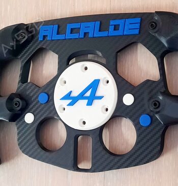 MOD F1 Fórmula 1 PERSONALIZADO NOMBRE y ALPINE para Volante Logitech G29 y G923