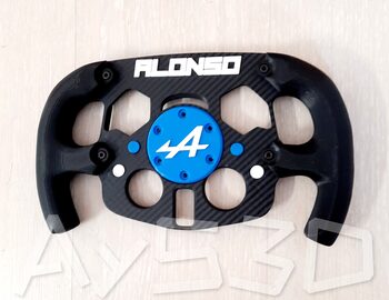 MOD F1 Fórmula 1 PERSONALIZADO NOMBRE y ALPINE para Volante Logitech G29 y G923