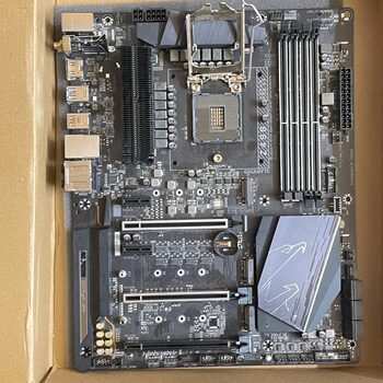 Gigabyte Z490 AORUS Pro AX (Intel Z490, Intel LGA 1200, ATX) Motherboard - Defective Motinine plokste MB Motherboard Defektuota