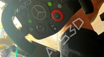 MOD F1 Formula 1 MERCEDES para Volante Logitech G29 y G923 de PS PlayStation 