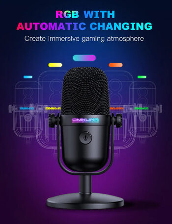 Buy Onikuma M830 Black gaming microphone (žaidimų mikrofonas)