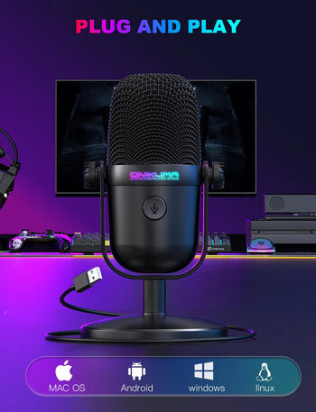 Onikuma M830 Black gaming microphone (žaidimų mikrofonas)