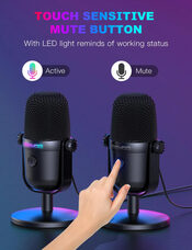 Onikuma M830 Black gaming microphone (žaidimų mikrofonas) for sale