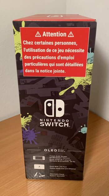 Nintendo Switch Modelo OLED Edición Limitada Splatoon 3 con 64GB. A ESTRENAR.