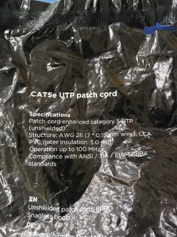 Cablexpert CAT5e UTP Patch Cord 15m