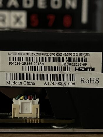 Radeon RX570 8GB Sapphire Nitro+