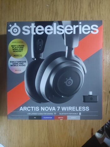 Auriculares gaming SteelSeries Arctis Nova 7 Wireless, Sin Dongle Usb