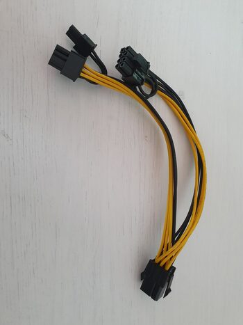 6pin to 2x 8pin GPU maitinimo adapteris for sale