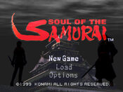 Soul of the Samurai PlayStation