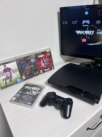 PlayStation 3 Slim, Black, 250GB