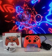 PDP Mando Pro Faceoff Deluxe + Audio Chat Camo Rojo Nintendo Switch